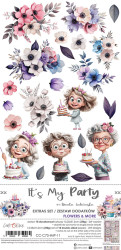 Craft O'clock paperipakkaus It's My Party, Flowers & More, 6