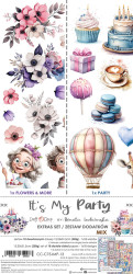 Craft O'clock paperipakkaus It's My Party, Mix, 6