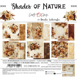 Craft O'clock paperipakkaus Shades of Nature, 6