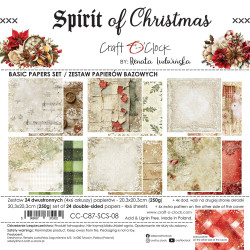 Craft O'clock paperipakkaus Spirit of Christmas, Basic, 8