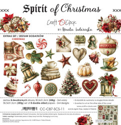 Craft O'clock paperipakkaus Spirit of Christmas, Christmas, 12
