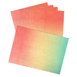 Tonic Ombre Card -glitterkartonki, sävy Mermaid Shimmer, 5 arkkia