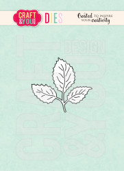 Craft & You stanssi Bea's Rose Leaves