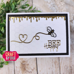 Craft & You stanssi Bee Honey
