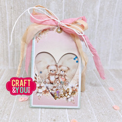 Craft & You stanssi Biscuit Frame Heart