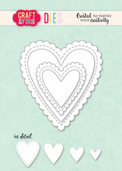 Craft & You stanssi Biscuit Frame Heart