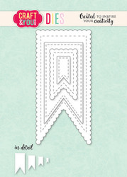 Craft & You stanssi Biscuit Pennants