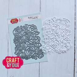 Craft & You stanssi Flower Background