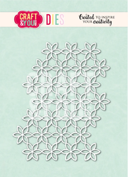 Craft & You stanssi Flower Background