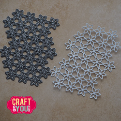 Craft & You stanssi Flower Background