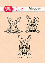 Craft & You leimasin Funny Bunnies
