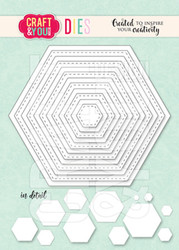 Craft & You stanssi Hexagon Base
