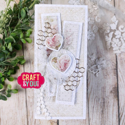 Craft & You stanssi Honey Background