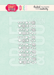 Craft & You stanssi Mini Snowflakes