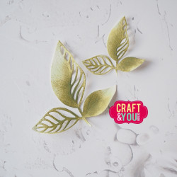Craft & You stanssi Openwork Leaves by Gosia