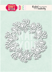 Craft & You stanssi Pine Wreath