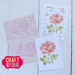 Craft & You sapluuna Rose on Letters