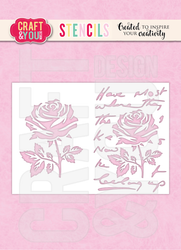 Craft & You sapluuna Rose on Letters