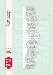 Craft & You stanssi Snowflakes Border