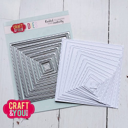 Craft & You stanssi Square Decorative Stiches