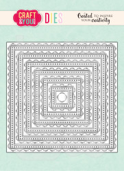 Craft & You stanssi Square Decorative Stiches