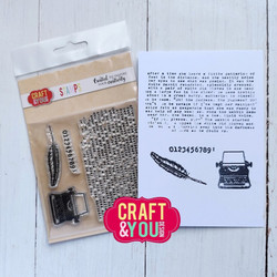 Craft & You leimasin Typewriter