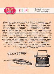 Craft & You leimasin Typewriter