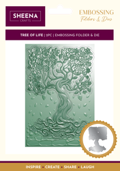 Crafter's Companion 3D kohokuviointikansio + stanssi Tree Of Life