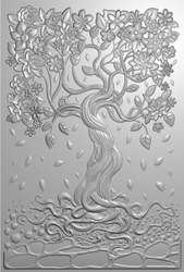 Crafter's Companion 3D kohokuviointikansio + stanssi Tree Of Life