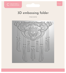 Crafter's Companion 3D kohokuviointikansio Macrame