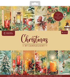 Crafter's Companion Christmas by Candlelight -paperipakkaus, 12