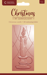 Crafter's Companion Christmas by Candlelight 3D kohokuviointikansio Christmas Candle