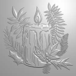 Crafter's Companion Christmas by Candlelight 3D kohokuviointikansio By Candlelight