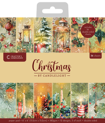 Crafter's Companion Christmas by Candlelight -paperipakkaus, 6