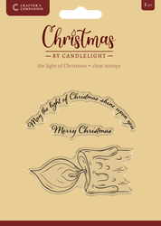 Crafter's Companion Christmas by Candlelight leimasin The Light of Christmas