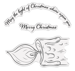 Crafter's Companion Christmas by Candlelight leimasin The Light of Christmas