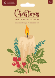 Crafter's Companion Christmas by Candlelight stanssi Seasonal Foliage