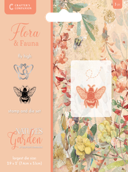 Crafter's Companion Flora & Fauna leima- ja stanssisetti Fly High