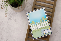 Crafter's Companion stanssi Pretty Picket Fence