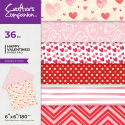 Crafter's Companion Happy Valentines! -paperipakkaus, 6