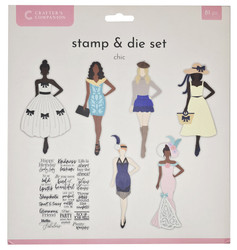 Crafter's Companion Ladies Through The Ages leima- ja stanssisetti Chic