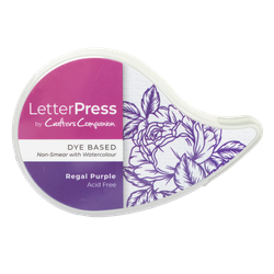 Gemini LetterPress -mustetyyny, sävy Regal Purple