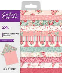 Crafter's Companion Love is in the Air -paperipakkaus, 6