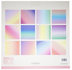 Crafter's Companion Pearl Ombre -paperipakkaus, 12