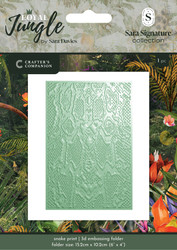 Crafter's Companion 3D kohokuviointikansio Royal Jungle, Snake Print