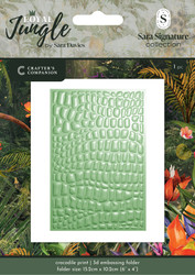 Crafter's Companion 3D kohokuviointikansio Royal Jungle, Crocodile Print