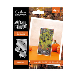 Crafter's Companion Vintage Halloween stanssi Corder Web and Spiders