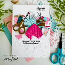Honey Bee Stamps stanssi Lovely Layers: Stitching Elements