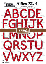 Crealies stanssi Alfabet