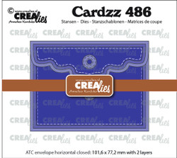 Crealies ATC Envelope Horizontal Panel A -stanssi